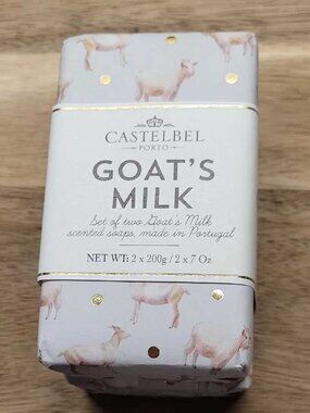 Castelbel Porto Goat's Milk Soap Bars. Made in Portugal Set of 2 7oz. Bars